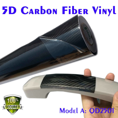 Película 3D de fibra de carbono para envoltura de automóviles personalizable en muchos colores y patrones