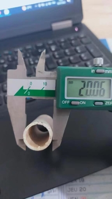 17 mm aislamiento eléctrico a alta temperatura tubo de mica de moscovita para elementos industriales