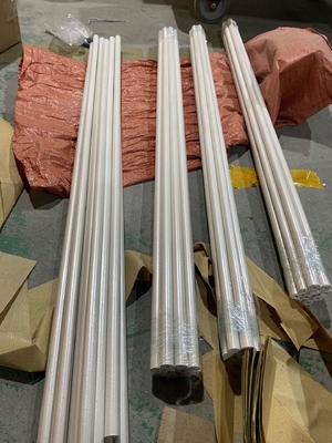17 mm aislamiento eléctrico a alta temperatura tubo de mica de moscovita para elementos industriales