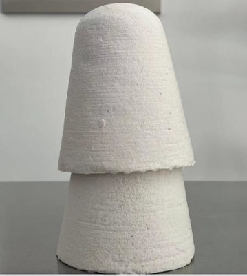 Tamaños personalizados Sello fundido para cone de fibra cerámica refractaria de aluminio liso