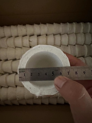 Tamaños personalizados Sello fundido para cone de fibra cerámica refractaria de aluminio liso