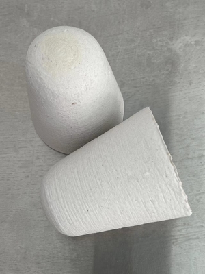 Tamaños personalizados Sello fundido para cone de fibra cerámica refractaria de aluminio liso
