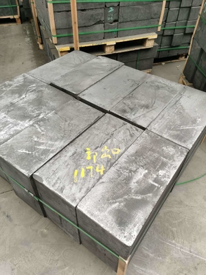 Densidad de grafito moldeado 1,80 g 1,85 g 1,91 g/cm3 Bloque de grafito para EDM Varilla de grafito