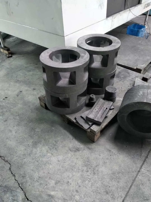Rotor de grafito personalizado para la industria de fundición de aluminio-aluminio 1.75g densidad a granel