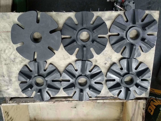 Rotor de grafito personalizado para la industria de fundición de aluminio-aluminio 1.75g densidad a granel