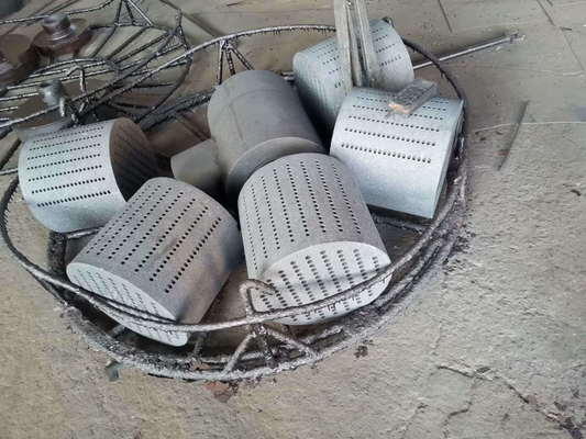 Bloque de intercambiador de calor industrial pequeño de grafito moldeado para industrias de morfología cristalina