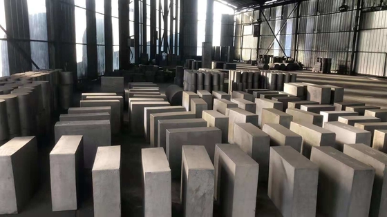 Alta densidad de pureza 1,78 1,85 1,91 g/cm3 Grafito artificial isostático moldeado para moldes