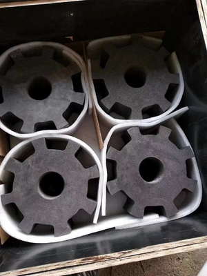 Desgasificación del rotor de grafito de porosidad del 8% para fundición de aluminio mejorada y personalizada