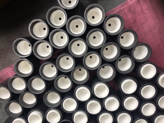Tubo de grafito de carbono de baja densidad para un horno de 100% de carbono.65