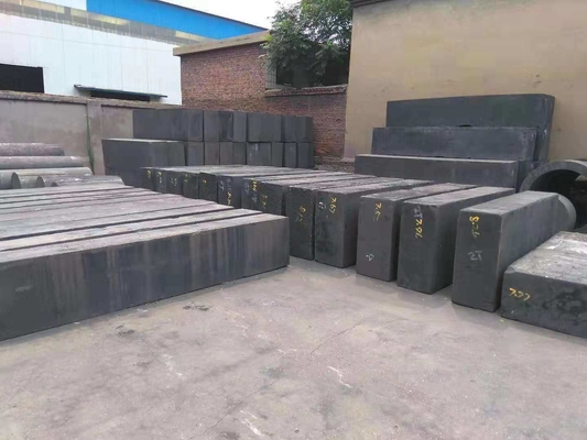 Grafito moldeado de grado industrial 1,75 g/cm3 Bloque de grafito 740*400*2300 mm