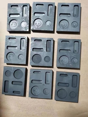Calentador de grafito 2200-3000 personalizado para plaquetas de silicio de semiconductores de grado industrial