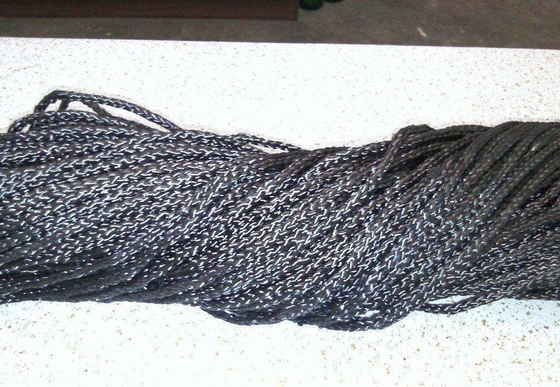 Embalaje Textiles Cuerdas de fibra de carbono T700sc Conductivas eléctricas tejidas redondas 5/6/8/10 mm