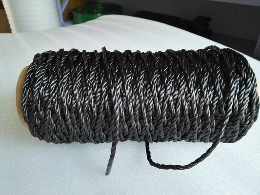 Embalaje Textiles Cuerdas de fibra de carbono T700sc Conductivas eléctricas tejidas redondas 5/6/8/10 mm