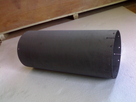 Tubo redondo de grafito de horno al vacío GRT-40 con 100% de carbono y material