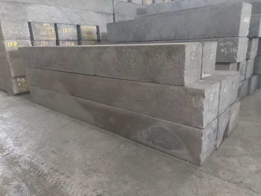 Vía de formación de varillas de grafito extrudido 1300-2500 mm longitud densidad a granel 1,6 Dia 20-75 mm