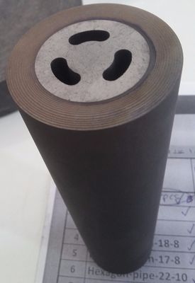 Diferentes tamaños diferentes formas redondo hexágono engranaje molde de grafito para grado industrial