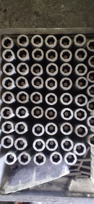 99% Alta densidad de carbono En forma redonda cuadrada hexagonal de engranaje molde de grafito para fundición de latón DC-1.89