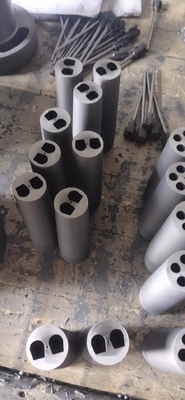 99% Alta densidad de carbono En forma redonda cuadrada hexagonal de engranaje molde de grafito para fundición de latón DC-1.89