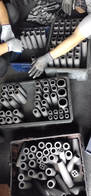 99% Alta densidad de carbono En forma redonda cuadrada hexagonal de engranaje molde de grafito para fundición de latón DC-1.89