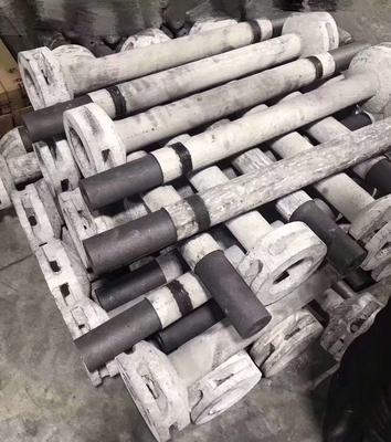 Rotor de grafito extrudido de grafito para producción de aluminio y morfología de cristales