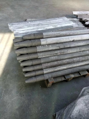 Rotor de grafito extrudido de grafito para producción de aluminio y morfología de cristales