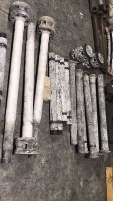 Rotor de grafito desgasificante de alta densidad para la purificación de aluminio