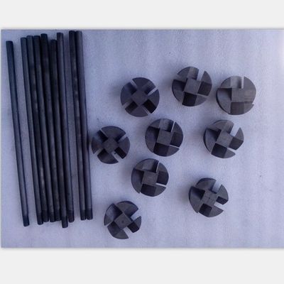 Grado industrial y 1.72g de densidad de masa de resina impregnada de rotor de grafito personalizado