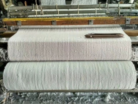 CF-1260 Tejido de fibra cerámica 3 mm*1m*30m/rollo para necesidades de protección térmica personalizadas