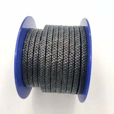 Embalaje de PTFE de fibra de carbono estándar grafiado con bomba de válvula de vapor estándar estándar de aceite