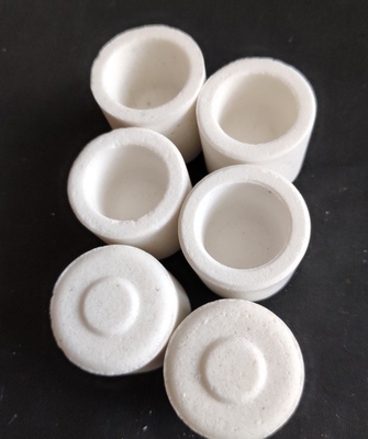 1.7g Densidad a granel Crucible cerámico de azufre de carbono para análisis de C y S de materiales instantáneos