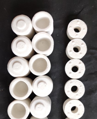 1.7g Densidad a granel Crucible cerámico de azufre de carbono para análisis de C y S de materiales instantáneos