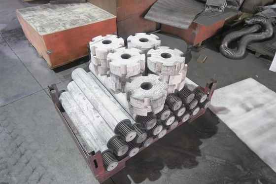 Vida útil más larga 1.85 Rotor y eje de grafito para aplicaciones industriales de densidad