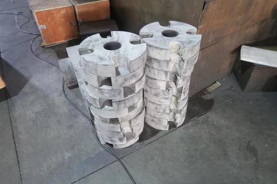Vida útil más larga 1.85 Rotor y eje de grafito para aplicaciones industriales de densidad