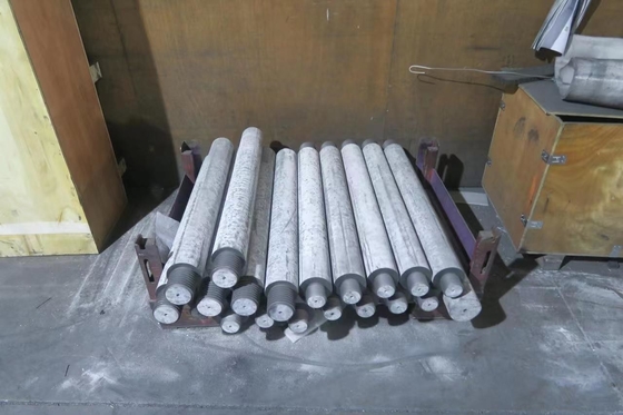 50-60 días de larga vida Tratamiento de oxidación superficial rotor de grafito de escamas para el rendimiento