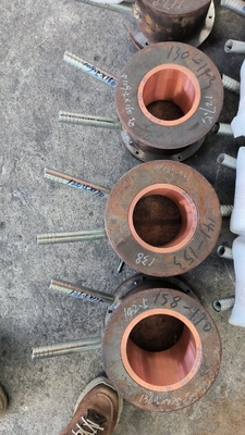 Horno de latón de molde de grafito para fundición continua de materiales de construcción personalizados