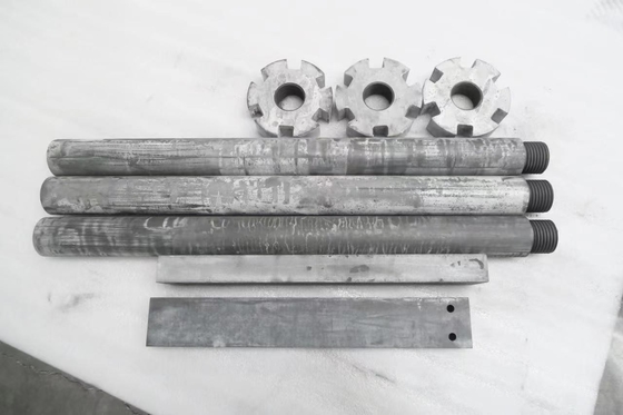Rotor de grafito 100% anti-oxidante de carbono para la producción de aluminio de la industria automotriz
