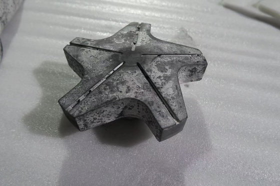 Rotor de grafito 100% anti-oxidante de carbono para la producción de aluminio de la industria automotriz