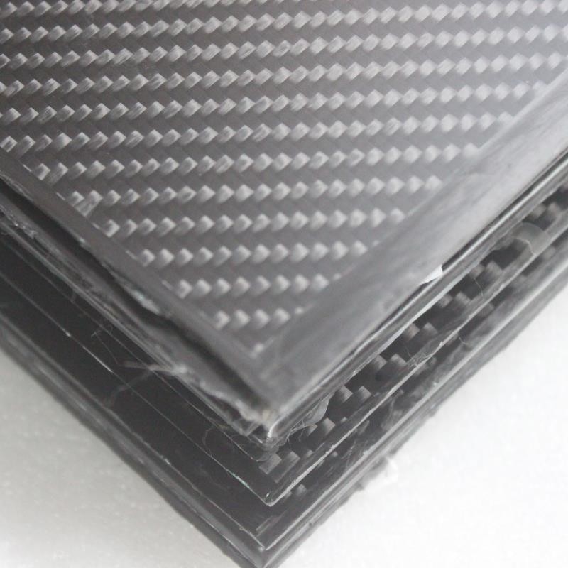 1mm 2mm 3mm Hasta 10mm Hoja de fibra de carbono tejida 3k y personalización con soporte USD