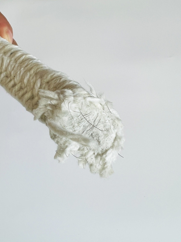 3 mm 12 mm cuerda de embalaje de fibra cerámica de alta temperatura para aislamiento térmico y refractario