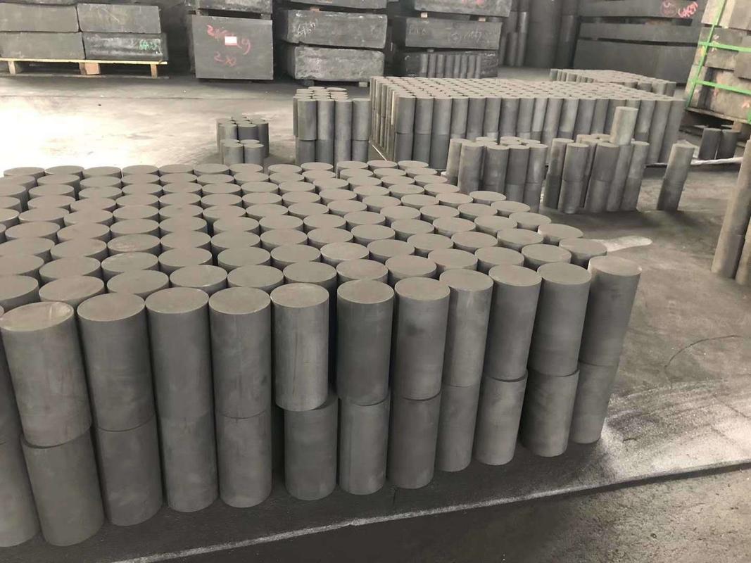 Rotor de grafito personalizado para la industria de fundición de aluminio-aluminio 1.75g densidad a granel