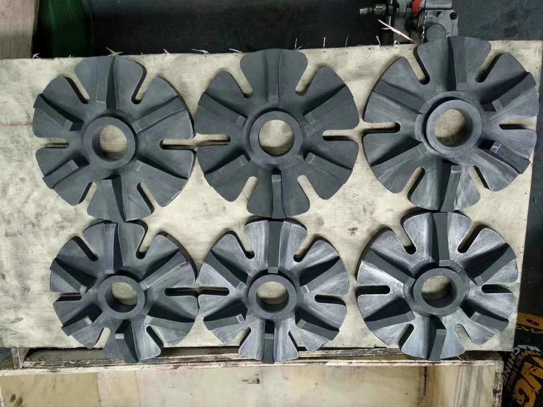 Desgasificación del rotor de grafito de porosidad del 8% para fundición de aluminio mejorada y personalizada