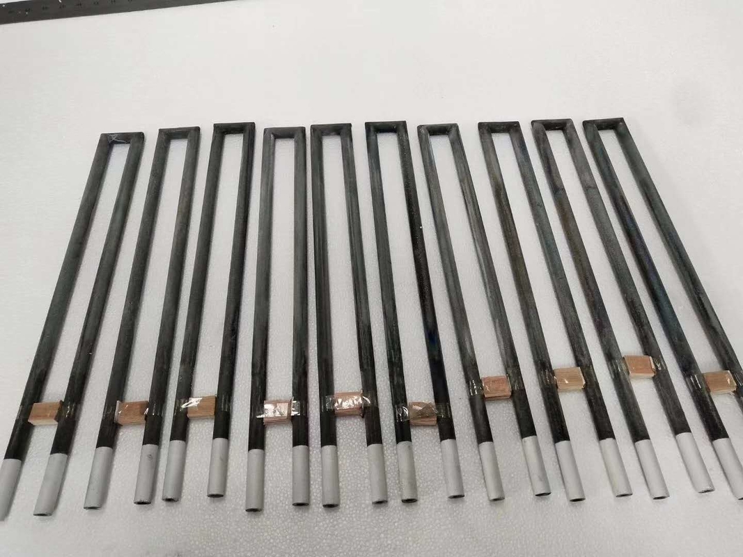 Calentador Sic de alta durabilidad Elemento de calefacción de carburo de silicio de 0,5-60 mm de diámetro para pesados