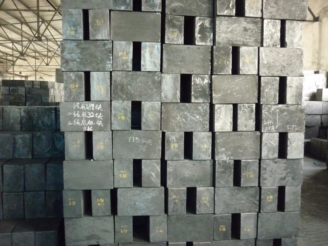 Grado industrial Grado 100% moldeado en carbono Bloque de grafito de 1,80 g para diferentes tamaños