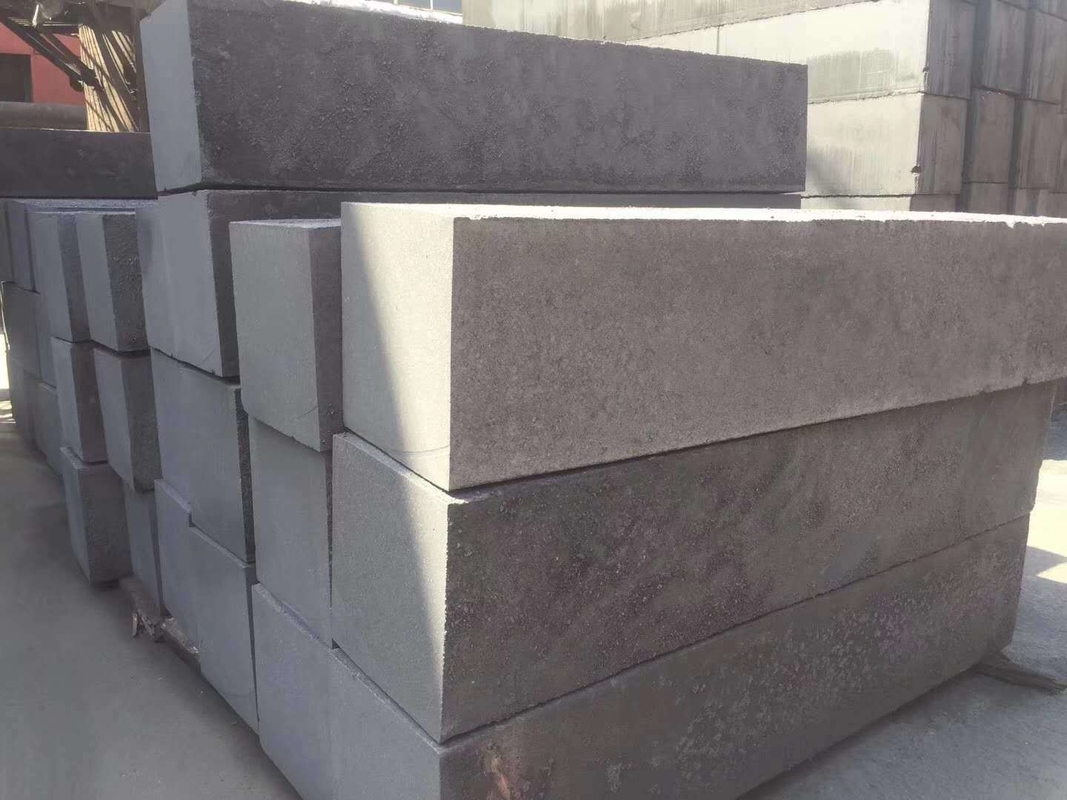 Vía de formación de varillas de grafito extrudido 1300-2500 mm longitud densidad a granel 1,6 Dia 20-75 mm