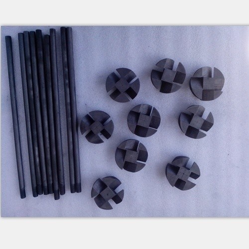 Grado industrial y 1.72g de densidad de masa de resina impregnada de rotor de grafito personalizado