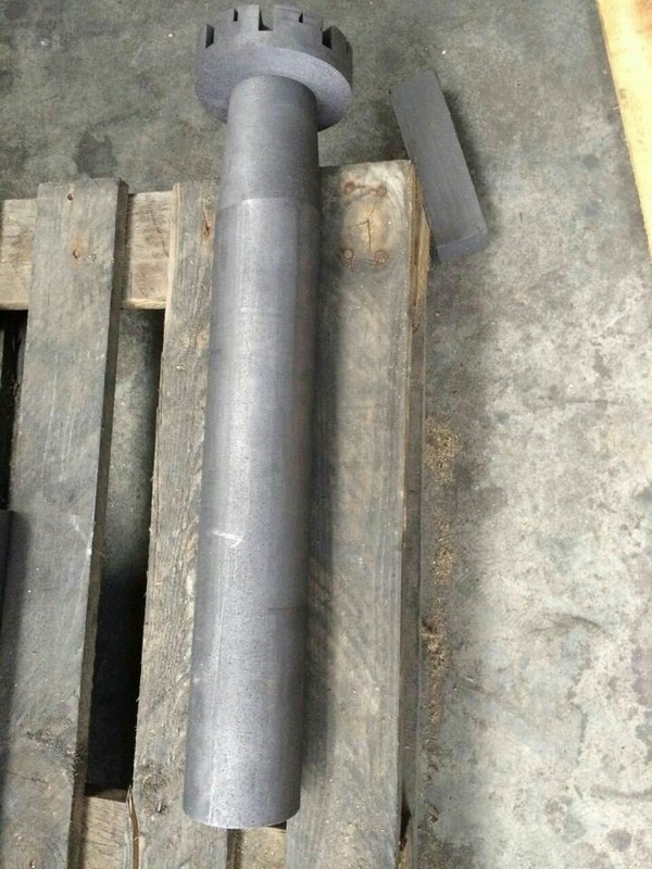 Unidad de desgasificación de grado industrial Impeller de rotor de grafito para fundición de aluminio