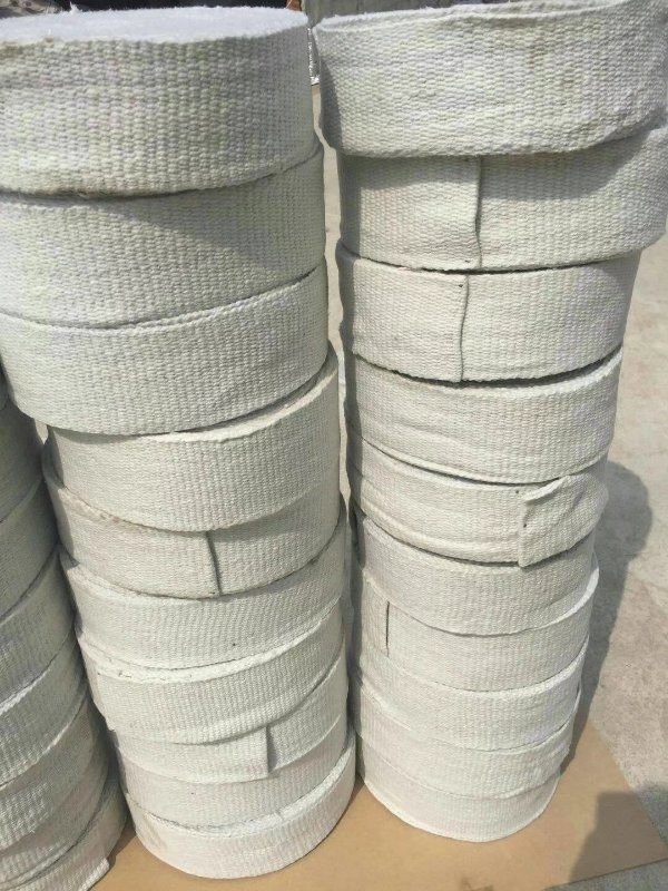 CF-1260 Cuerdas cuadradas de fibra de tela cerámica para soluciones industriales de aislamiento térmico