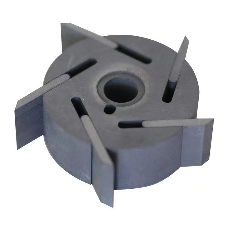 DC-1.85 Densidad 1.72 1.85 Rotor de grafito de carbono para grafito extrudido de aluminio