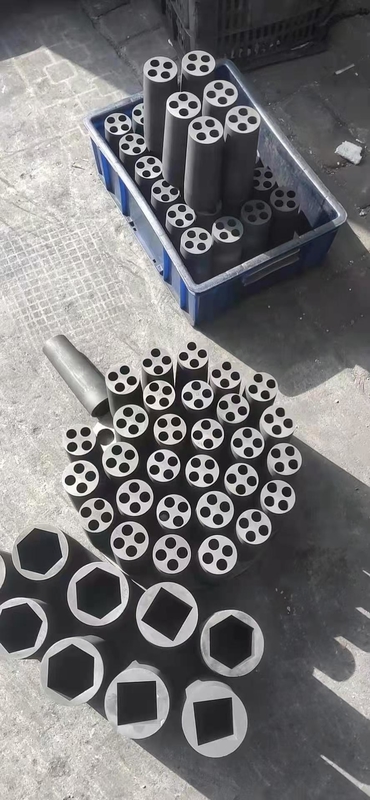 Tecnología de apoyo Molde de grafito para barras redondas sólidas barras de bronce de fundición continua
